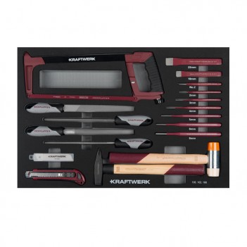 Servante d'atelier B117 avec outils, 301 pcs. Kraftwerk