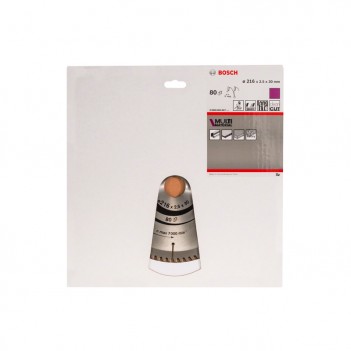 Lame de scie circulaire Multi Material 216/30 80 Bosch