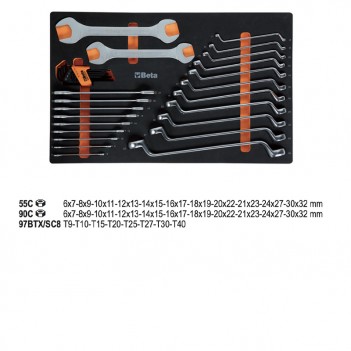 Servante mobile d'atelier 9 tiroirs 493 outils 2400S XLO9/E-XL Beta
