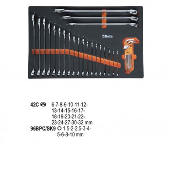 Servante mobile d'atelier 9 tiroirs 493 outils 2400S XLO9/E-XL Beta