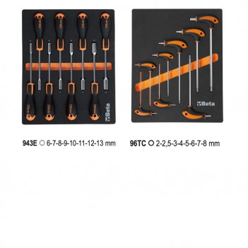 Servante mobile d'atelier 9 tiroirs 493 outils 2400S XLO9/E-XL Beta