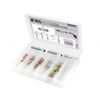 Coffret consommables torche MIG/MAG 150 A (MB15) Gys