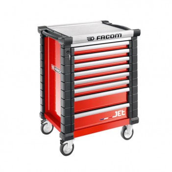 Servante Jet+3 avec 9 tiroirs et 21 modules Facom