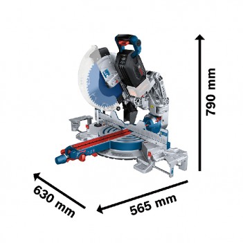 Akku-Kapp- und Gehrungssäge BITURBO GCM 18V-350 GDC Pro Bosch