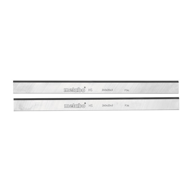 2 fers de rabot HSS, HC 260 C/M/K pour HC 260 Metabo 2 fers de rabot HSS, HC 260 C/M/K pour HC 260 Metabo