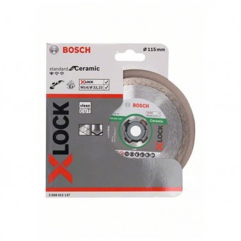 X-LOCK Diamanttrennscheiben Standard for Ceramic Bosch 115mm