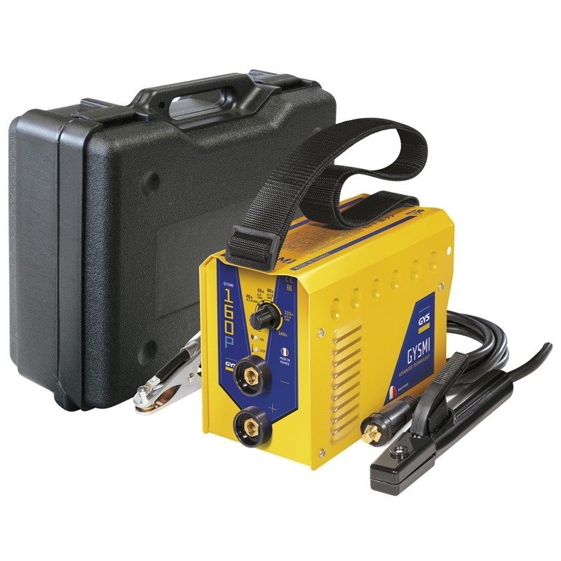Poste de soudure INVERTER à électrode enrobée (MMA) 160A GYS GYSMI-160P Poste de soudure INVERTER à électrode enrobée (MMA) 160A GYS GYSMI-160P