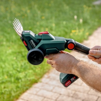 Sculpte-haie et cisaille à gazon sans fil Set Powermaxx SGS 12 Q Metabo