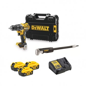 Bohrschrauber 18V + 3 Akkus und Zubehör DCD791P3A DeWalt