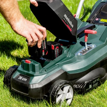 Tondeuse sans fil RM 36-18 LTX BL 36 (avec ou sans accu) Metabo