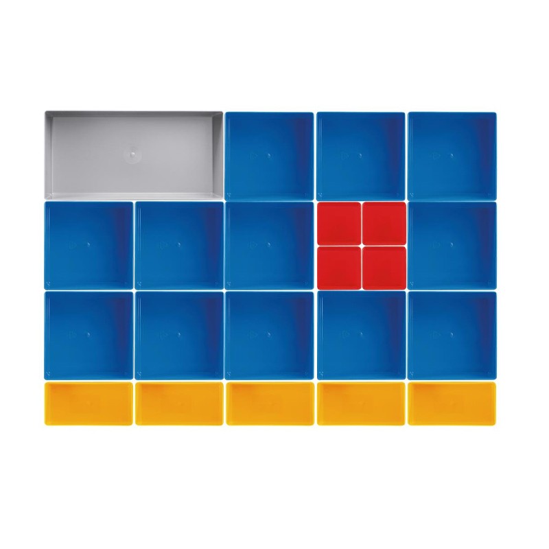 Jeu de casiers d‘insertion 22 pcs. pour tiroirs Mobilio Kraftwerk