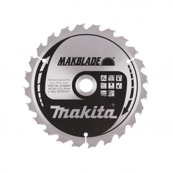 MAKBLADE Kreissägeblatt 190/20 für Kapp – und Gehrungssäge Makita