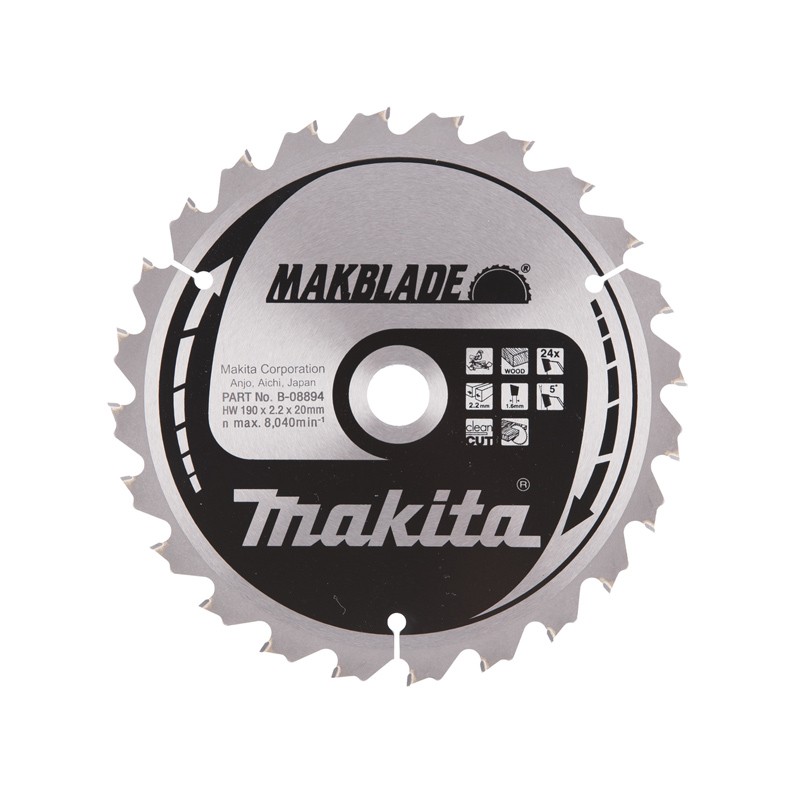 MAKBLADE Kreissägeblatt 190/20 für Kapp – und Gehrungssäge Makita MAKBLADE Kreissägeblatt 190/20 für Kapp – und Gehrungssäge Makita