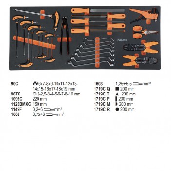 Servante mobile extra-large d'atelier 9 tiroirs 614 outils 2400S XLO9/E-XXL Beta