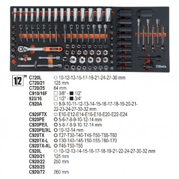 Servante mobile extra-large d'atelier 9 tiroirs 614 outils 2400S XLO9/E-XXL Beta