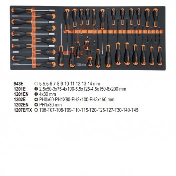 Servante mobile extra-large d'atelier 9 tiroirs 614 outils 2400S XLO9/E-XXL Beta