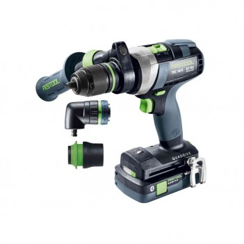 Perceuse-visseuse à percussion sans fil QUADRIVE TDC 18/4 5,2/4,0 I-Set Festool