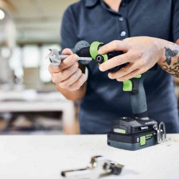 Perceuse-visseuse à percussion sans fil QUADRIVE TDC 18/4 5,2/4,0 I-Set Festool