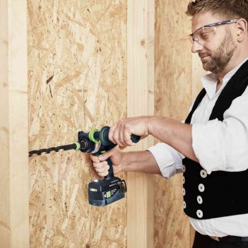 Perceuse-visseuse à percussion sans fil QUADRIVE TDC 18/4 5,2/4,0 I-Set Festool