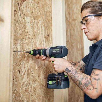 Perceuse-visseuse à percussion sans fil QUADRIVE TDC 18/4 5,2/4,0 I-Set Festool
