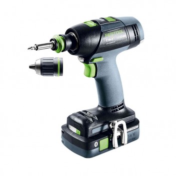 Akku-Bohrschrauber T 18+3 HPC 4,0 I-Plus + Organizer SYS3 Festool