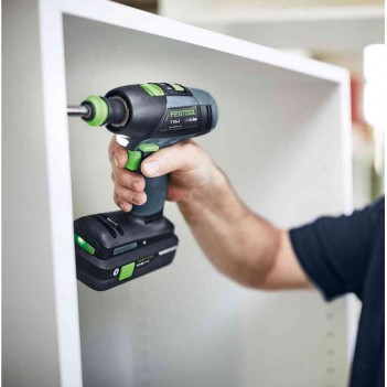 Akku-Bohrschrauber T 18+3 HPC 4,0 I-Plus + Organizer SYS3 Festool