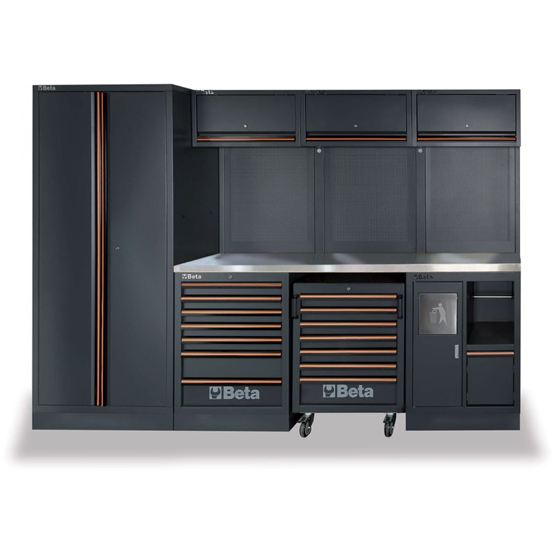 Combinaison d'ameublement d'atelier 4 éléments C45PRO Beta Combinaison d'ameublement d'atelier 4 éléments C45PRO Beta