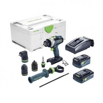 QUADRIVE Akku-Schlagbohrschrauber TPC 18/4 5,2/4,0 I-Set/XL Festool