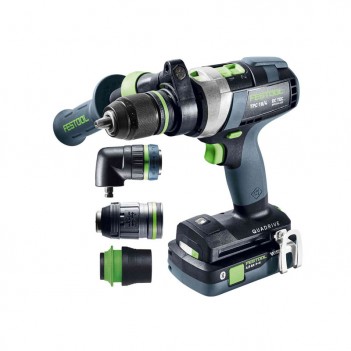 Perceuse-visseuse à percussion sans fil QUADRIVE TPC 18/4 5,2/4,0 I-Set/XL Festool