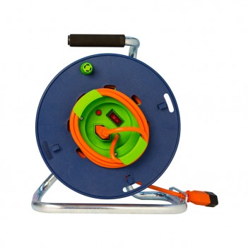 STERO LOOP KU Haspel Kabelrolle Gr.1 bl/gn 1+1xT13 50m Td 3x1.5mm2 Steffen