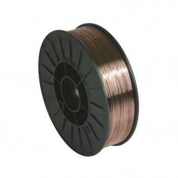 Fil plein acier G3Si1 / ER70S-6 Ø0,8 ou 1,0 - Bobine S200 / 5 kg Gys