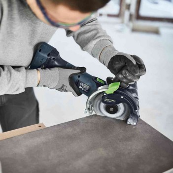 Système de tronçonnage sans fil à main levée DSC-AGC 18-125 FH EB-Basic Festool