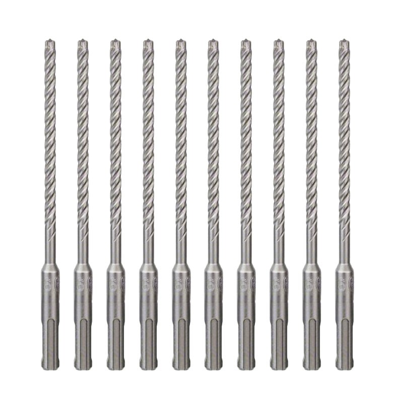 Satz mit 10 Bohrern, SDS plus-7 6 mm 100 x 165 Bosch Satz mit 10 Bohrern, SDS plus-7 6 mm 100 x 165 Bosch