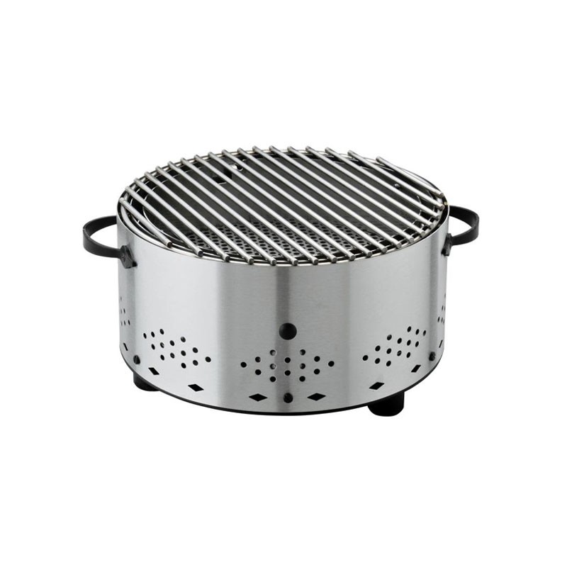 Barbecue de table à charbons de bois Circle Inox TTM Barbecue de table à charbons de bois Circle Inox TTM