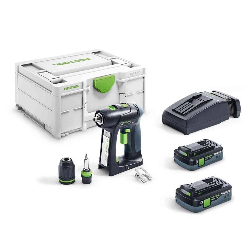 Akku-Bohrschrauber C 18 HPC 4,0 I-Plus Festool
