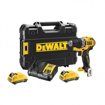 Perceuse visseuse XR 12V + 2 Accus 2Ah DCD701D2 DeWalt