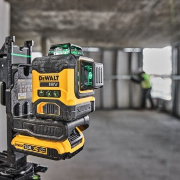 Grüne Mehrlinien-Lasernivellier 3x360° Compact XR 18V DCLE34031D1 DeWalt