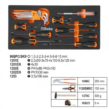 Coffret à outils garnis 159 pièces 2200E/21 Beta