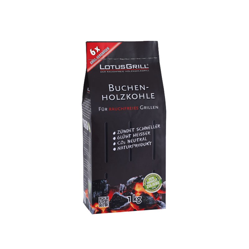 Sac de charbon de bois 1 kg Sac de charbon de bois 1 kg