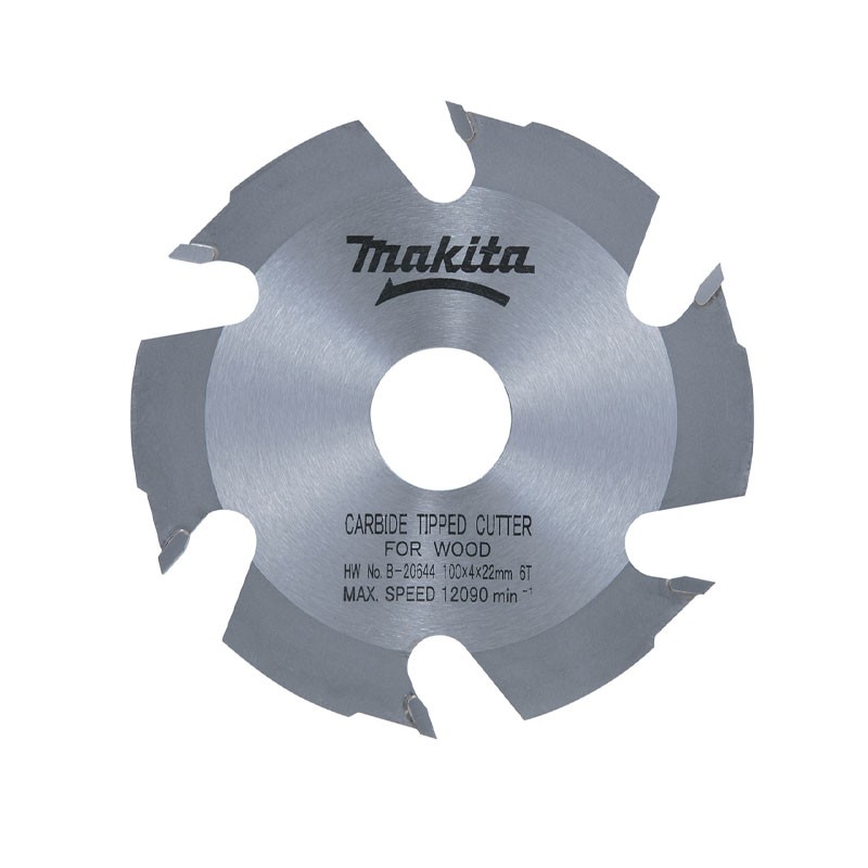 HM-Sägeblatt für Nuten 6 Zähne B-20644 100mm Makita