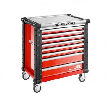 Servante Jet+4 avec 8 tiroirs et 20 modules Facom