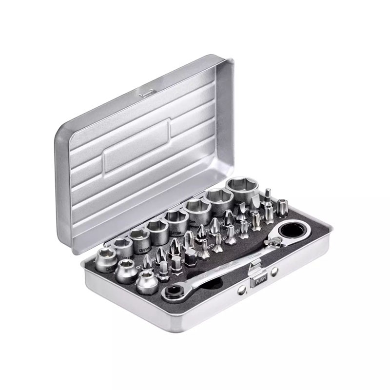 Steckschlüssel-Satz SLIM 1/4", 31-tlg Technocraft Steckschlüssel-Satz SLIM 1/4", 31-tlg Technocraft
