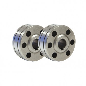Lot de 2 galets type B pour fil alu Ø 0,8 / 1,0 mm Gys