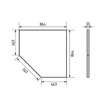 Plateau en hêtre multiplex pour 3964-16 Mobilio Kraftwerk