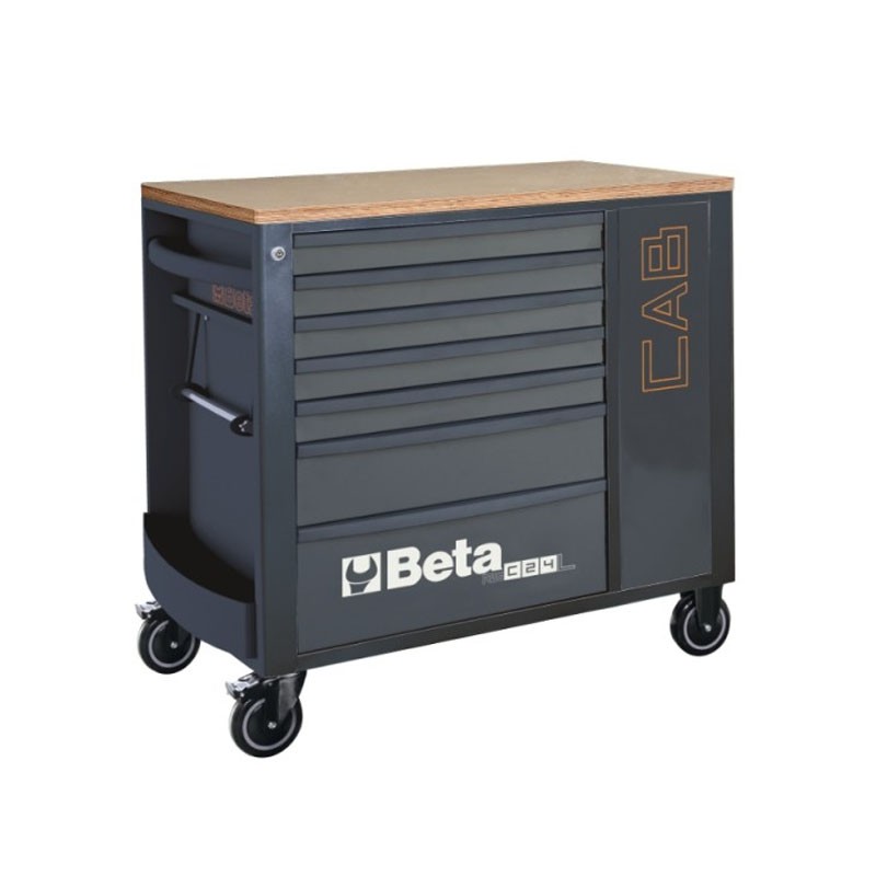 Servante mobile avec 7 tiroirs coffre RSC24L-CAB (vide) Beta Servante mobile avec 7 tiroirs coffre RSC24L-CAB (vide) Beta