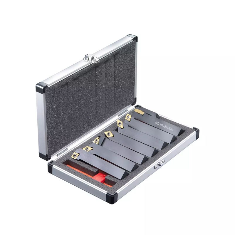 Jeu de burins pour tournage, 7-pcs - tour à métaux Alduro