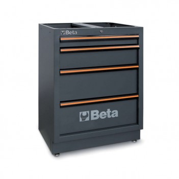 Module fixe avec 4 tiroirs C45PRO 2.0 M4 pour ameublement C45PRO Beta