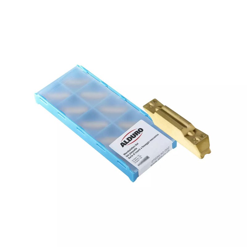 Ersatz-Wendeschneidplatten HM-TIN Zu Typ MGHR Alduro Ersatz-Wendeschneidplatten HM-TIN Zu Typ MGHR Alduro