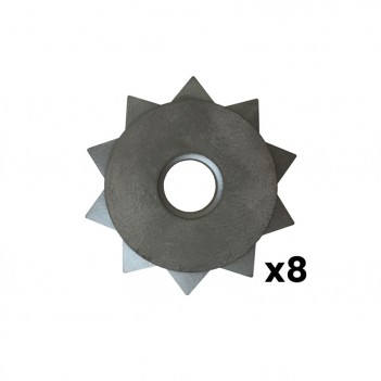 Ersatzräder ST Satz à 8 Stk. für Stockmaschine Flex