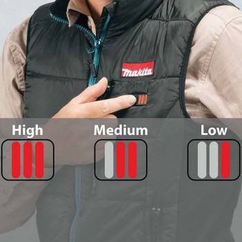 Blouson chauffant MAKITA DCV200Z 14,4/18V Li-Ion 3XL Makita